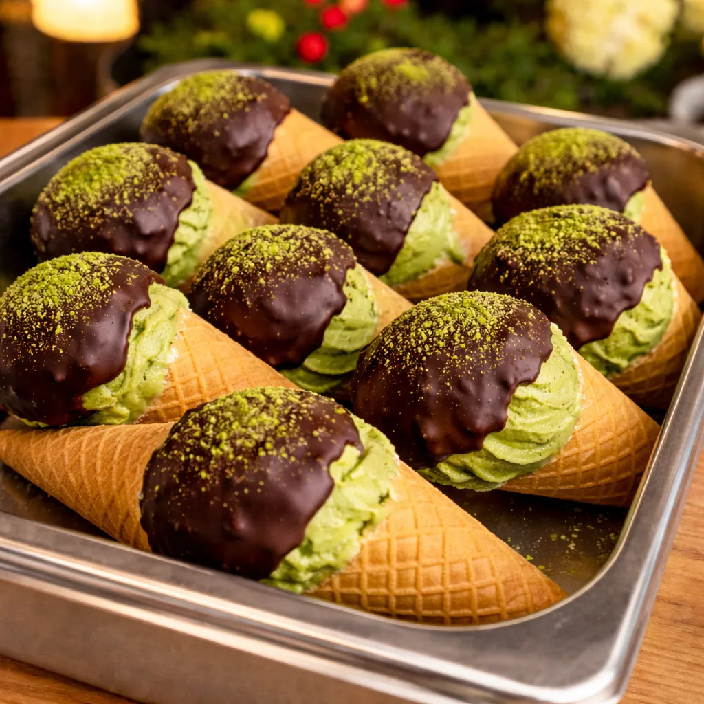 Moretto al tè matcha