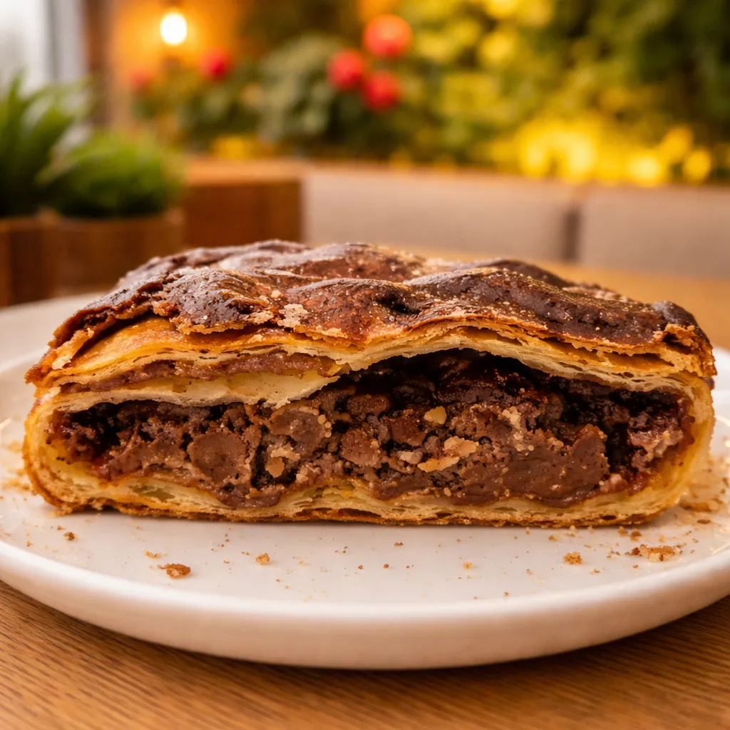 Strudel pere e cioccolato