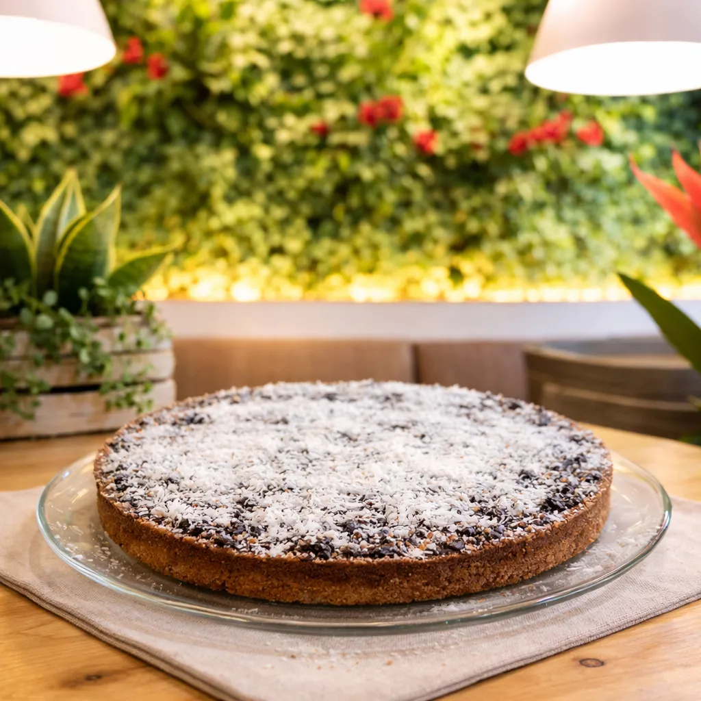Torta crema, cocco e cioccolato